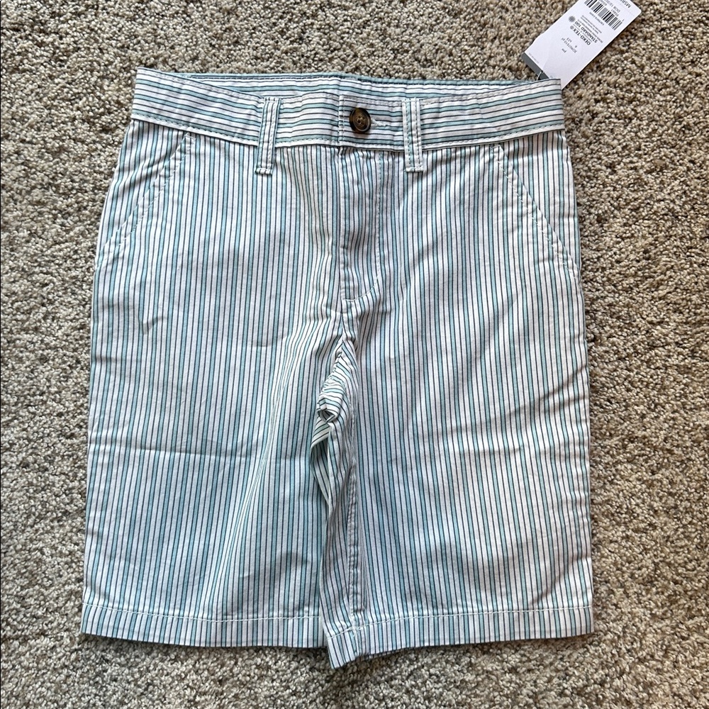 2 - NWT Carter's Bright Blue and White/Teal Shorts size 6 - Picture 5 of 8
